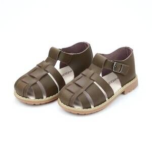 NEW L'AMOUR boy's aden sandal in brown